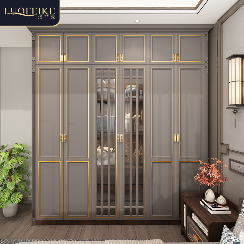 美式衣柜家用卧室整体轻奢衣帽间