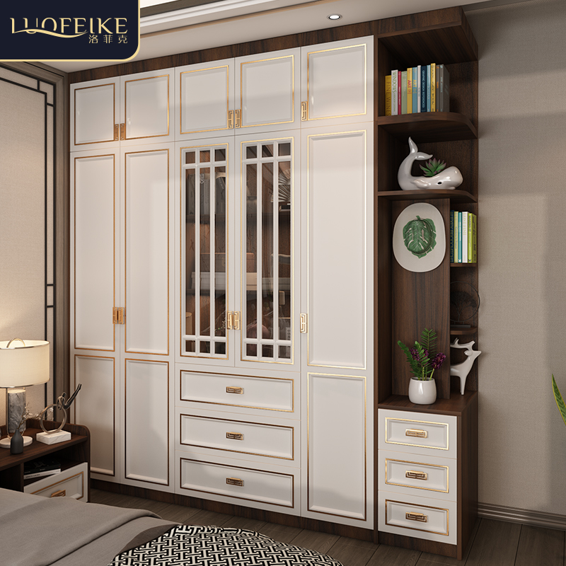 3期免息轻奢新中式衣柜实木衣橱