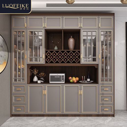 3期免息新中式靠墙酒柜餐边柜