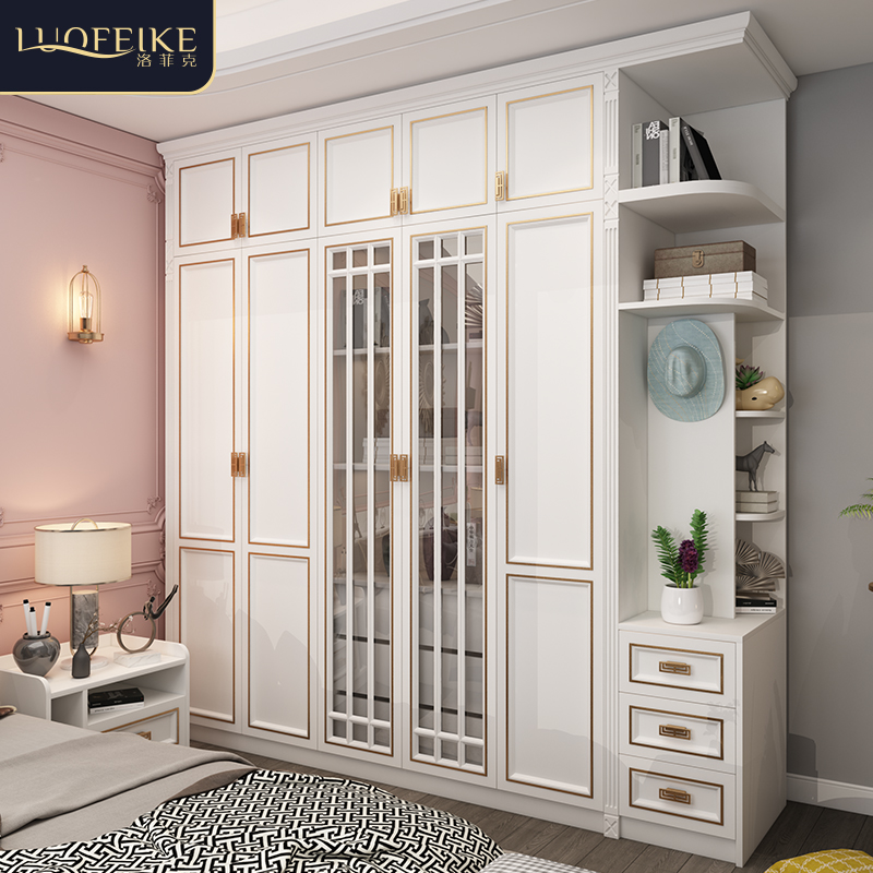新中式轻奢衣柜实木整体定制
