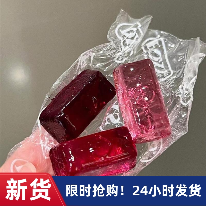 新货FOXS四季茶味硬糖水晶糖什锦水果糖混合果汁水果硬糖罐装薄荷