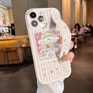 适用苹果16PROMAX手机壳新款15防摔12mini高级13硅胶iphonexr全包8plus/14支架卡通女软保护套7腕带KT猫合集