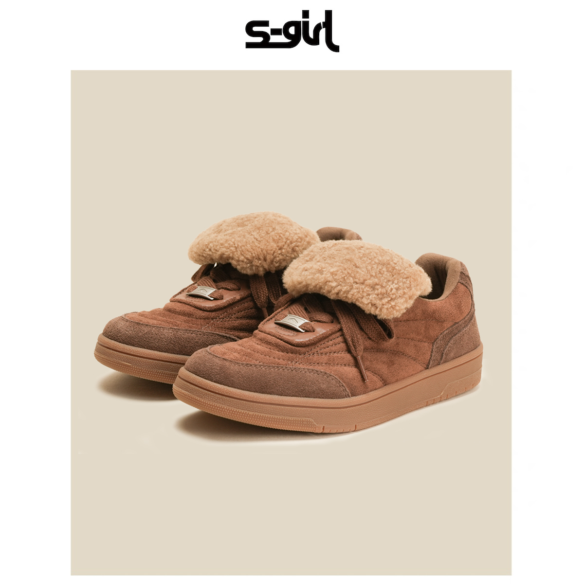 秋冬软底德训鞋复古美式