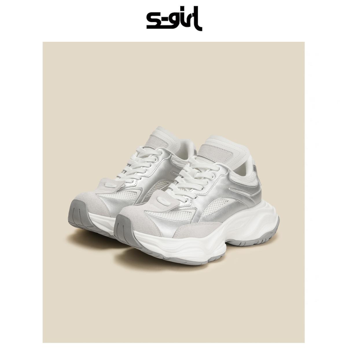 SGIRLTWTW小个子增高老爹鞋女