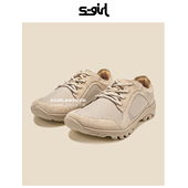 SGIRL 轻便透气户外休闲运动赤足鞋 TWTW复古薄底德训鞋 女2026时尚