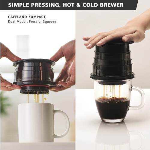韩国进口cafflano冷热泡手压咖啡机便捷户外露营咖啡爱好者爱用