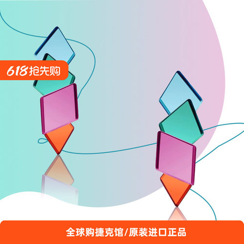 捷克preciosa水晶玻璃耳环送礼