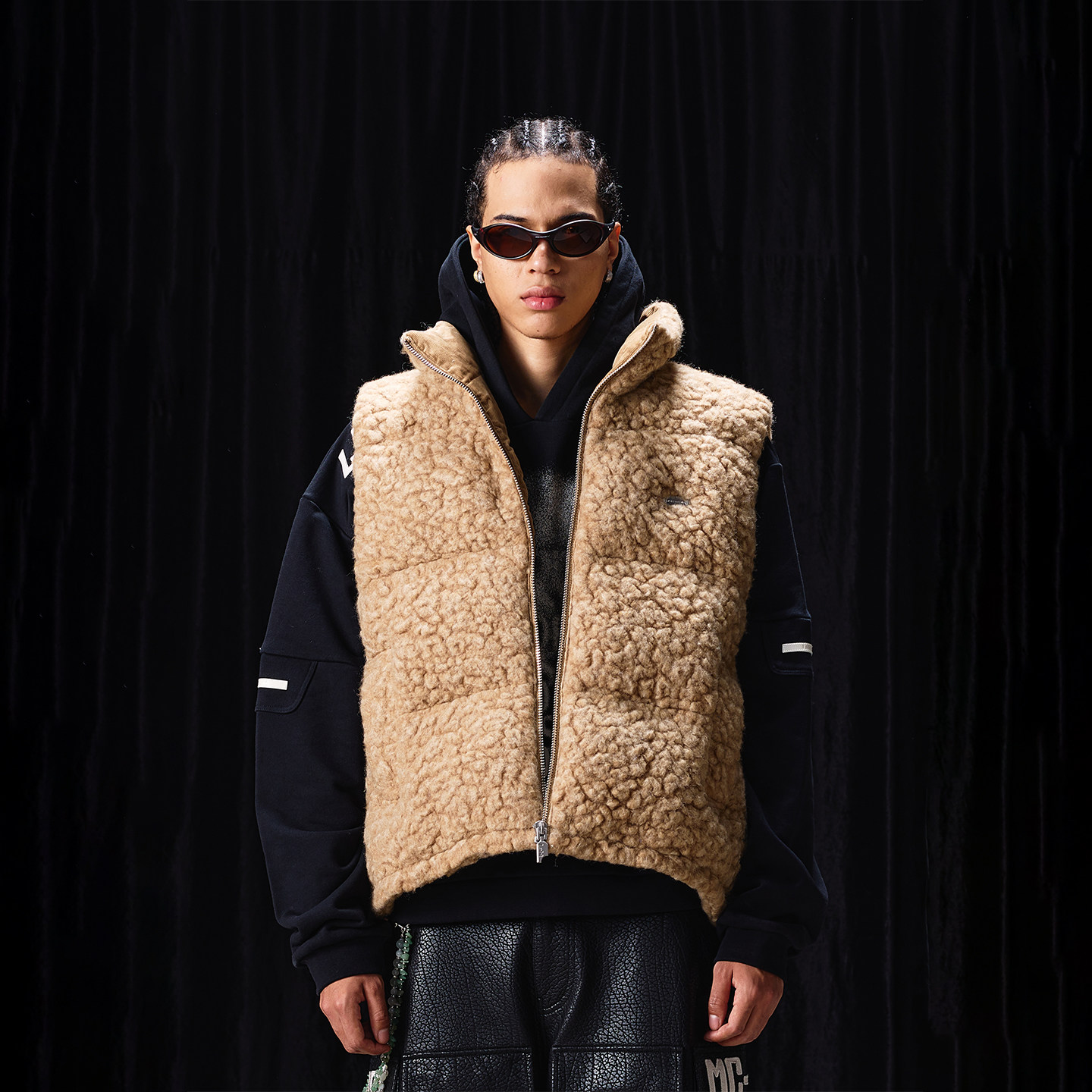 LABT羊毛颗粒绒感马甲棉衣