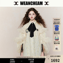 衬衣女时尚 WEancheAM 衬衫 24SS春夏新品 网纱雪纺蓬蓬上衣 未未姆