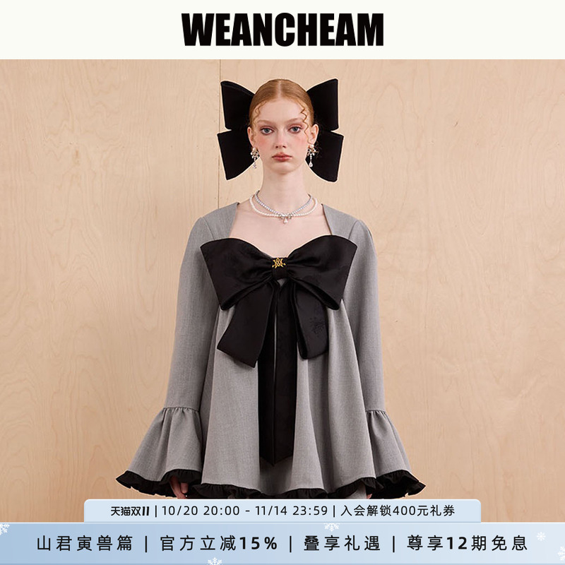 未未姆/FW24秋冬新品礼服连衣裙