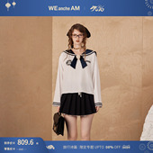 年货礼遇周 WEANCHEAM 未未姆 2025秋季 miu系海军领T恤长袖