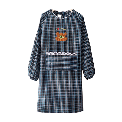 成人加厚粗布加长男围裙干活厨房上班工作反穿罩衣耐磨加肥女定制