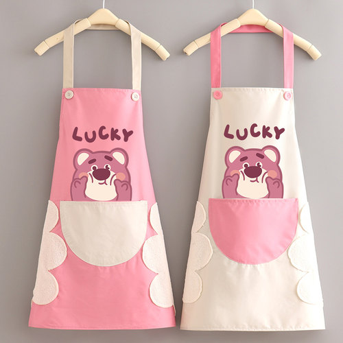 日系新款夏薄款围腰工作定制