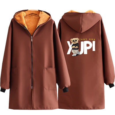 加厚工作服围裙罩衣长袖干活耐磨保暖防水正穿男士工装定制女上班