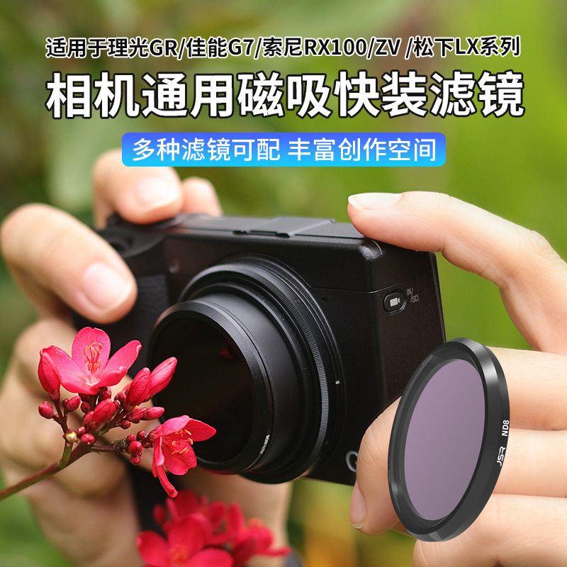 适用相机微单滤镜理光GR23 GR4 佳能 G7x3松下LX10索尼ZV1M2配件