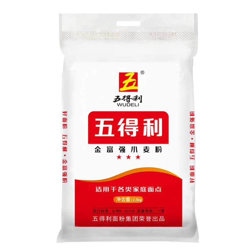 富强面粉五得利5斤小麦粉