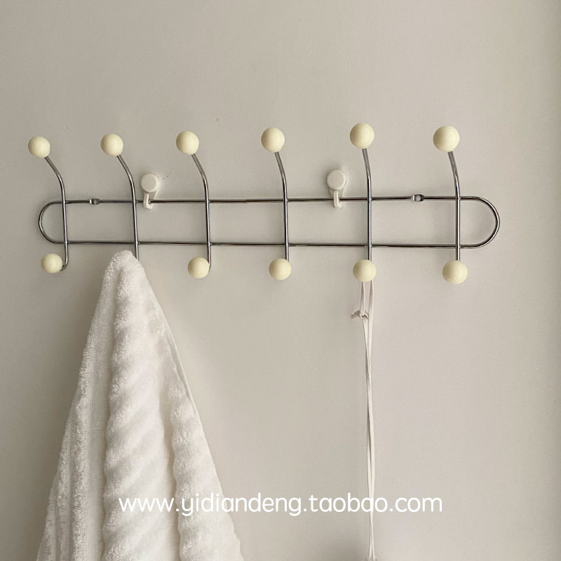 服装店免钉金属挂衣架免打孔