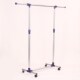 不锈钢单杆落地式 晾衣架阳台户外晾晒架可移动可升降可伸缩晾衣架