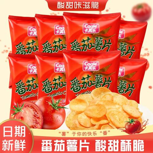 卡其乐番茄味薯片6gX20包