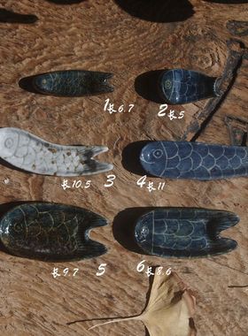 景德镇陶瓷纯手工日式风动物摆件