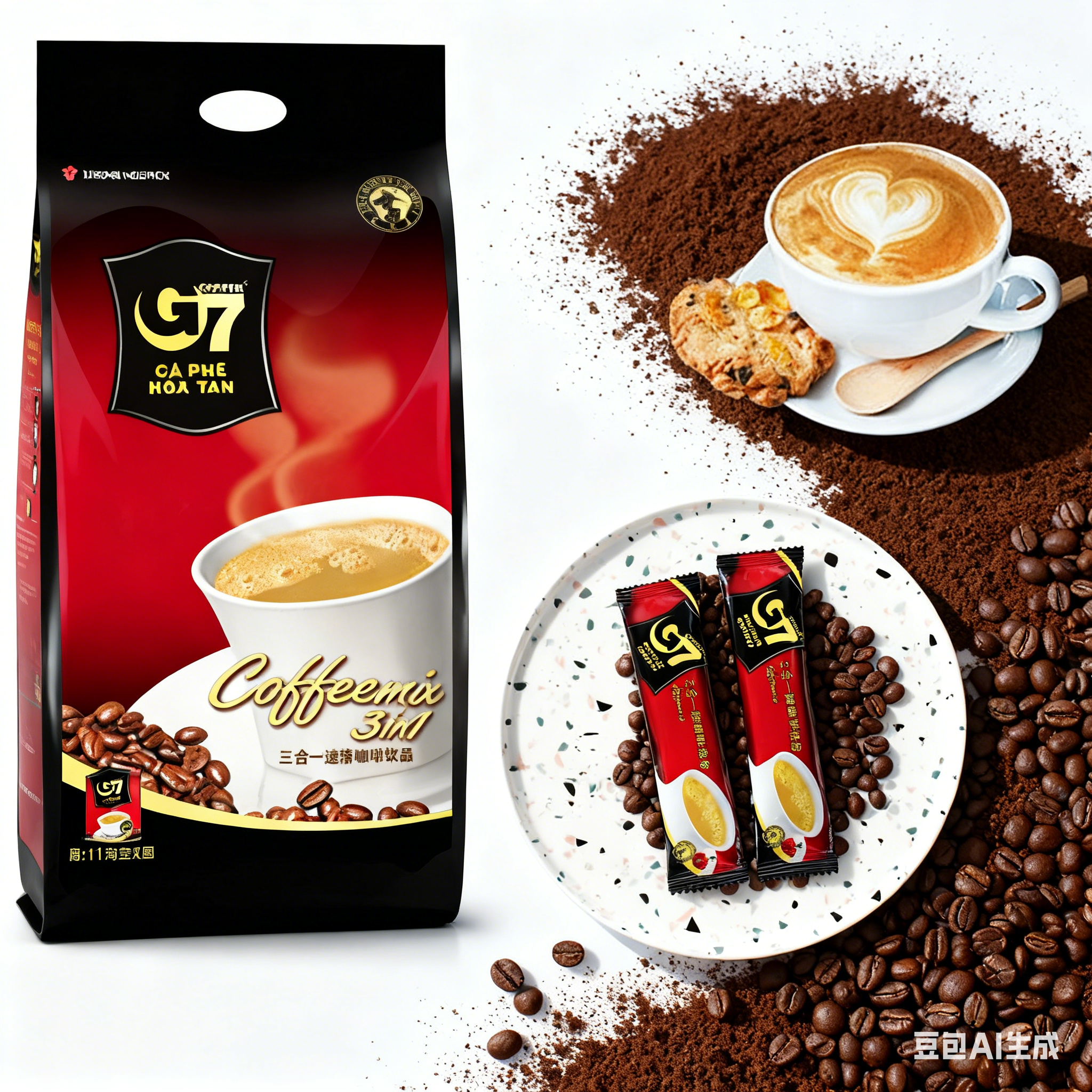 g7咖啡经典原味三合一速溶咖啡