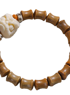 高级感国潮醒狮转运珠手链