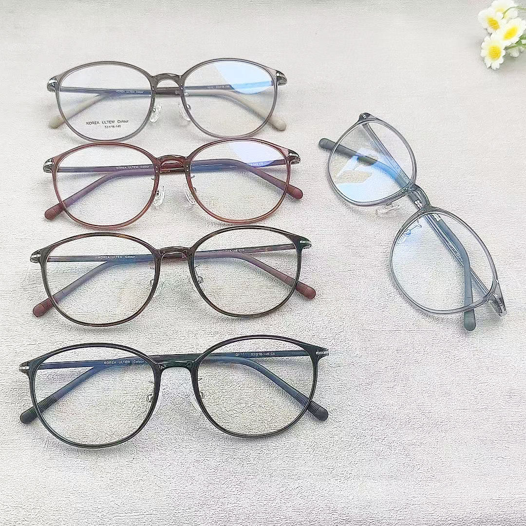 超轻塑钢镜架近视镜防蓝光眼镜框男女时尚文艺圆框护眼镜书呆子