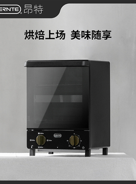 ERNTE ETS-1901-MB德国ERNTE黑色双层红外线小烤箱家用小型烘焙多