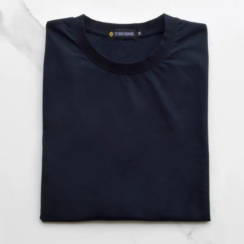 正品莱卡棉T恤男女短袖黑色纯棉t恤秋季保安体能训练服作训服短袖