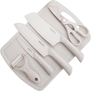 水果砧板小麦秸秆菜板婴儿辅食粘板家用切菜占板厨房刀具案板套装