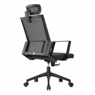 【国优优品】办公椅简约员工电脑椅高靠背舒适弓形椅培训椅子