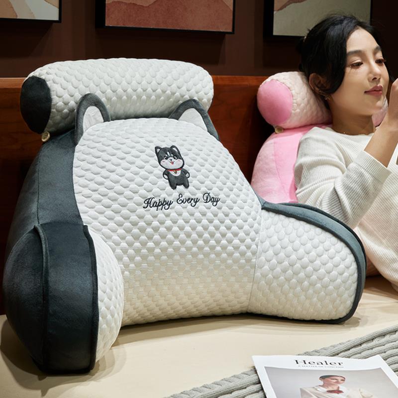 床头靠垫软包护腰靠枕大靠背沙发床上玩手机宿舍学生枕头床上抱枕