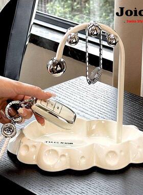 瑞士JOICO陶瓷放钥匙收纳玄关摆件轻奢高档入户装饰品置物架