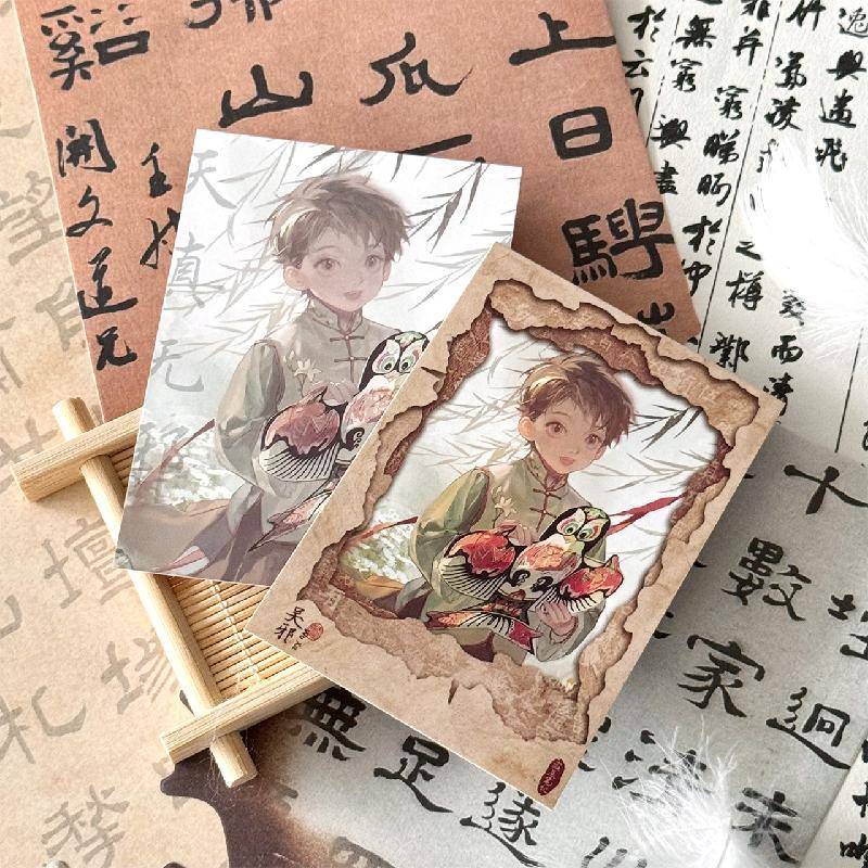 【bilibili】盗墓笔记 2024儿童节复刻儿时纸鸢吴邪吧唧&拍立得