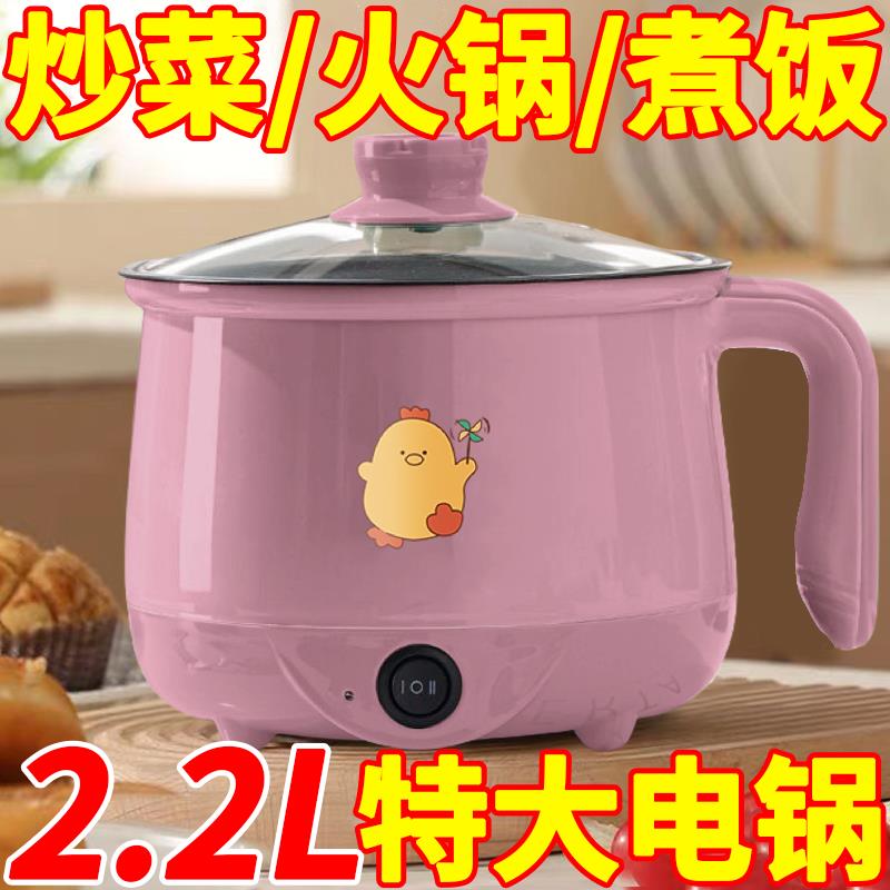 德国电热锅家用电炒锅一体蒸煮多功能电煮锅学生宿舍小电锅电饭煲