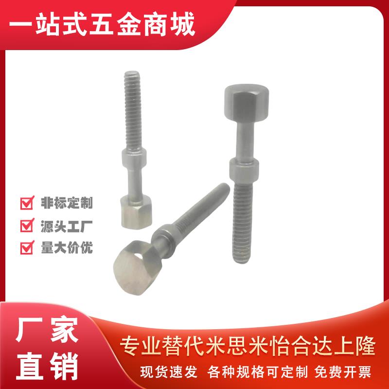 调整螺丝 AJSTM4/5/6/8/10 粗牙 手拧调节螺栓位置 标准型 镀镍