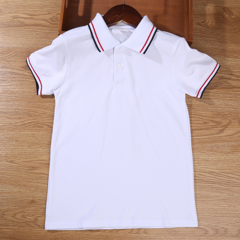 校服纯棉学校上衣男女童POLO衫