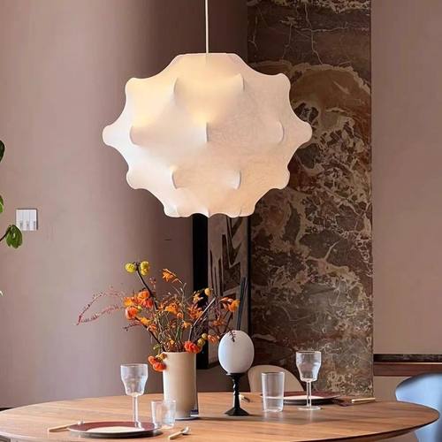 法式中古意大利日式flos蚕丝吊灯客厅卧室餐厅民宿现代简约创意