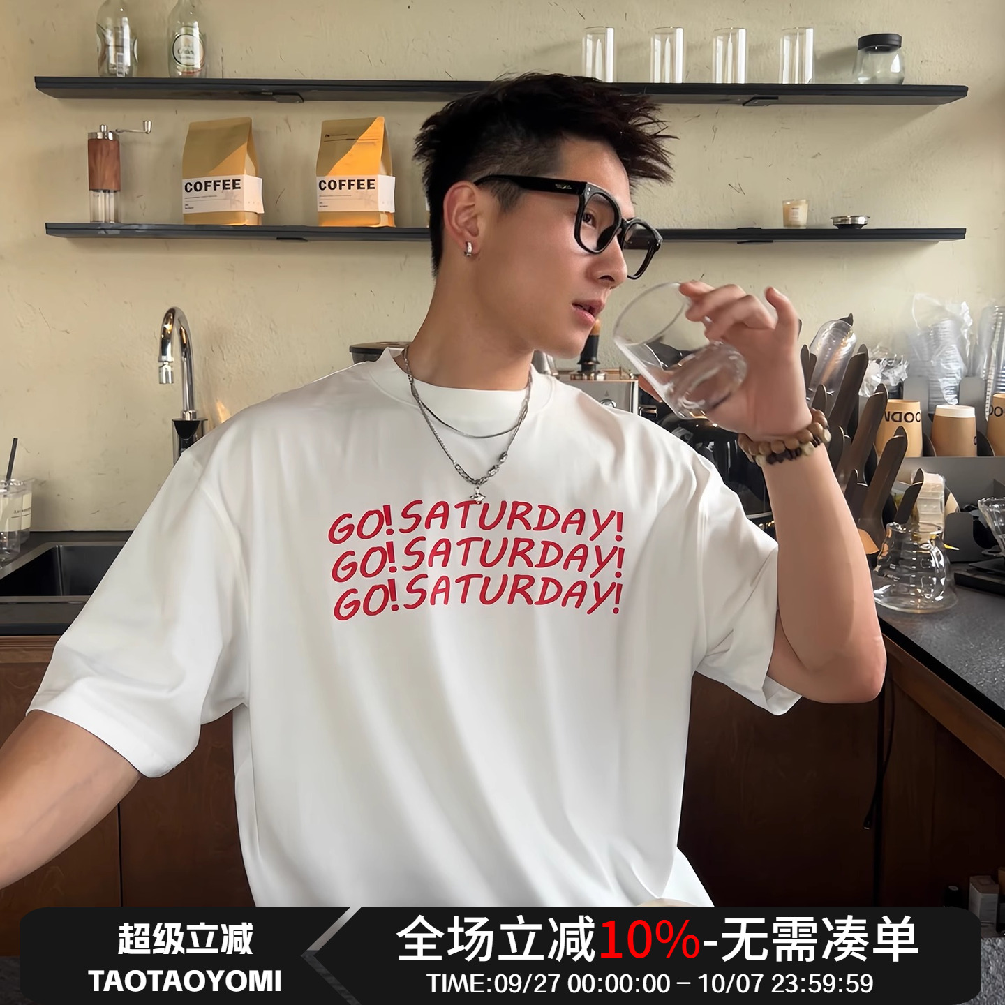 夏季新款印花宽松纯棉短袖T恤
