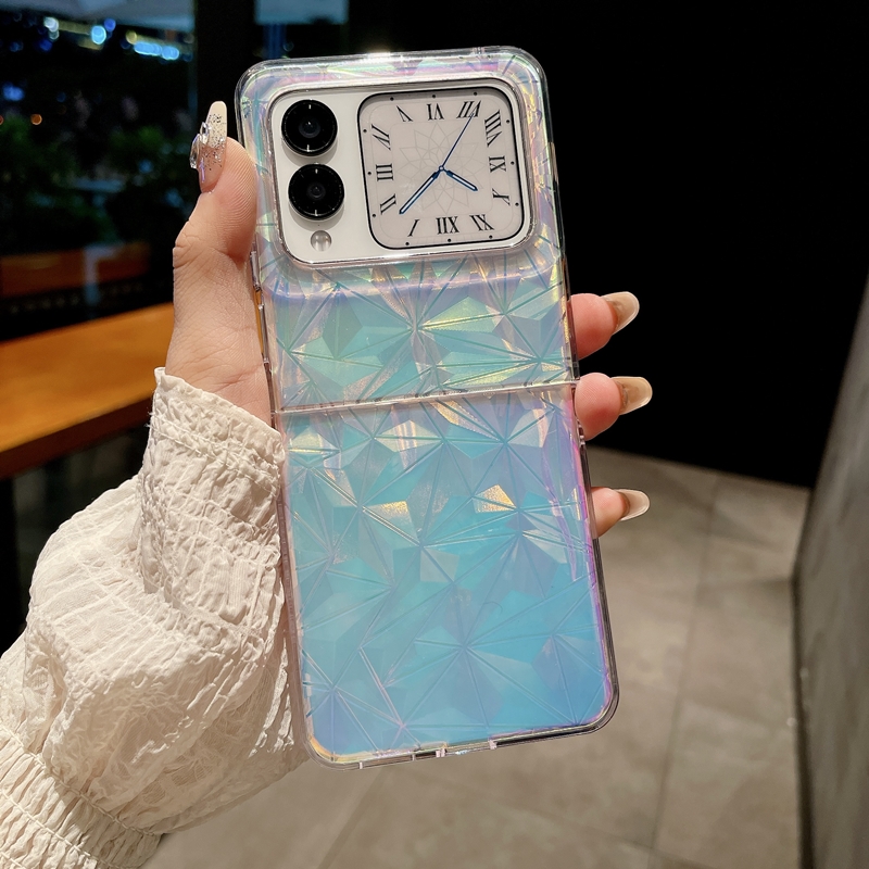 适用华为novaflip手机壳nova小折叠屏flip保护套新款novafilp镭射炫彩novoflip外壳noveflip磨砂透明navoflip