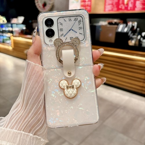 适用华为novaflip手机壳s新款女novafilp折叠屏nova flips小香风flip贝壳纹novaflips指环支架noveflip保护套