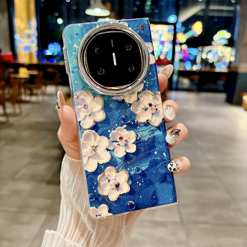 适用华为matex6的手机壳x6外壳新款典藏版mate折叠屏metex文艺mx高级感matx6小清新metax保护套matax闪粉彩钻