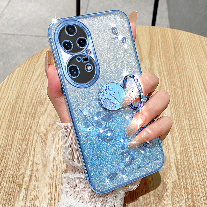 适用华为p50闪粉手机壳