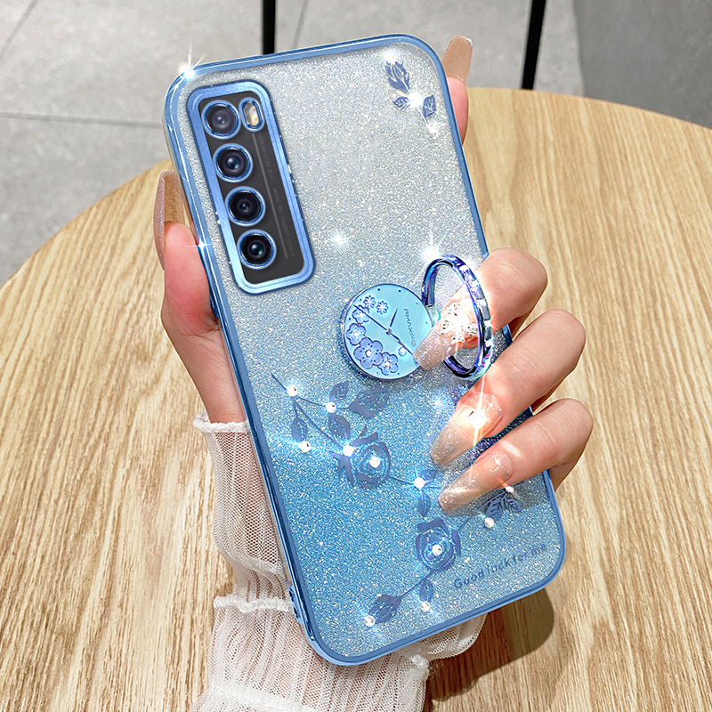适用华为nova7闪粉手机壳