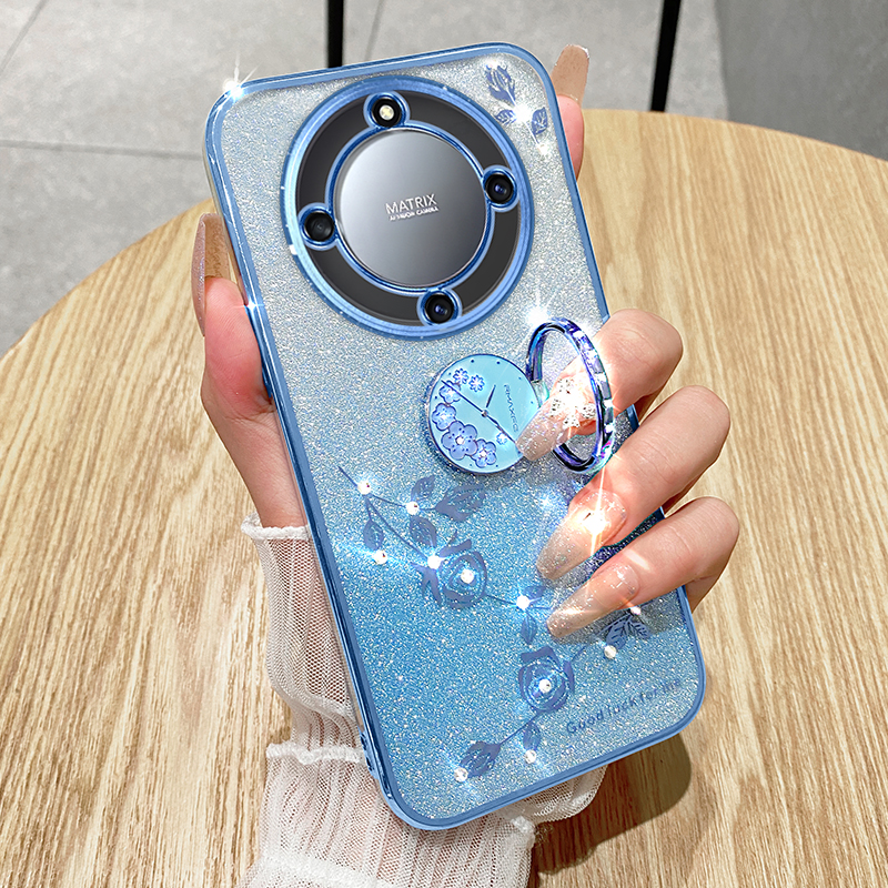 适用荣耀x40闪粉手机壳