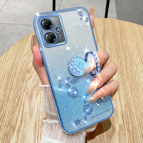 适用motoG54闪粉手机壳