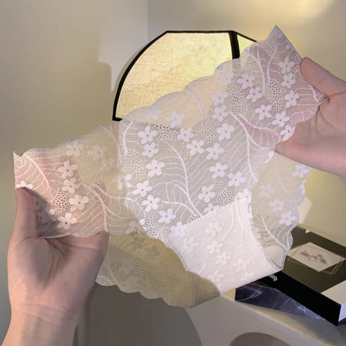 纯欲风性感蕾丝网纱内裤女