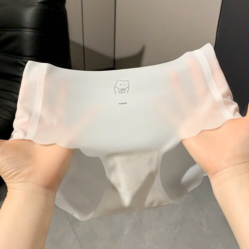 舒适感满满~无痕冰丝内内~