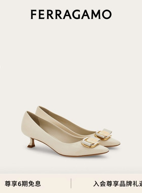 【6期免息】FERRAGAMO菲拉格慕女士新版Vara低跟鞋