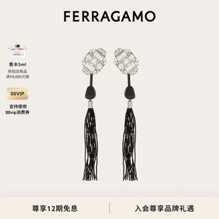 FERRAGAMO菲拉格慕女士吊坠耳饰 新品